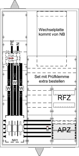 Armoire de mesure pour transformateur