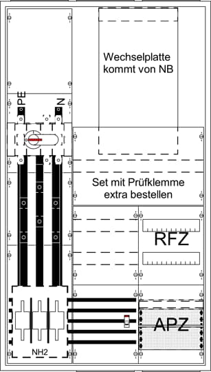 Armoire de mesure pour transformateur