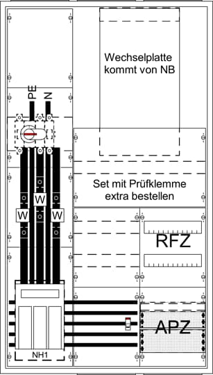 Armoire de mesure pour transformateur