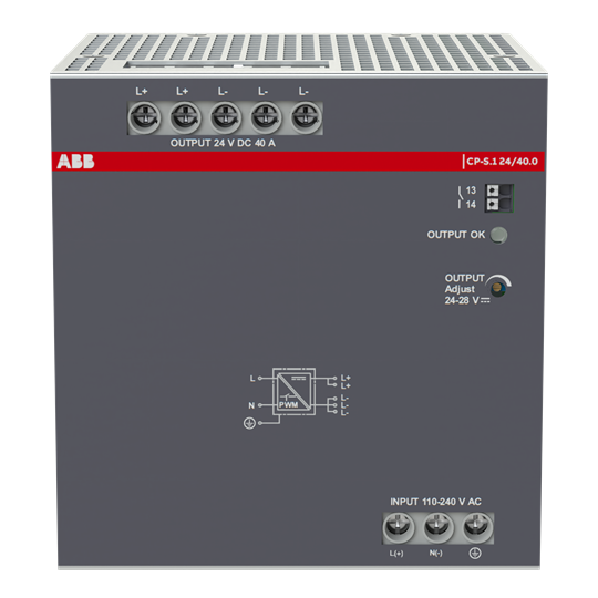 Netzteil In:110-240VAC/110-250VDC Out:DC 24V/40A