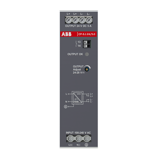 Netzteil In:100-240VAC/90-250VDC Out:DC 24V/5A