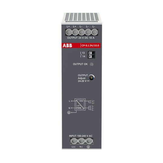 Netzteil In:100-240VAC/90-250VDC Out:DC 24V/10A