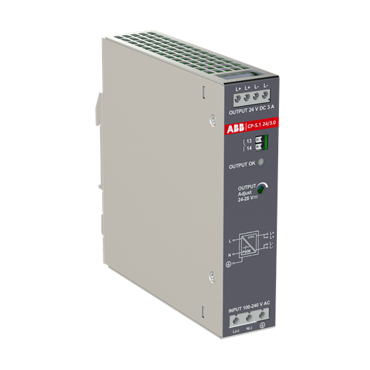 Netzteil In:100-240VAC/90-250VDC Out:DC 24V/3A