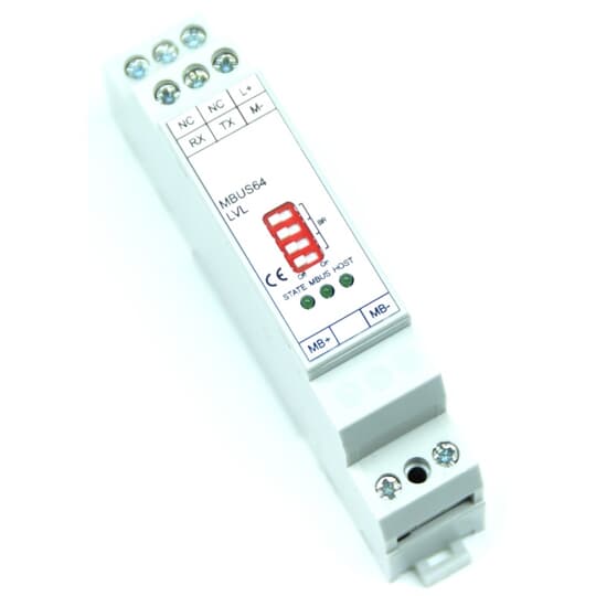 ASKI Convertisseur de niveau/M-Bus avec alimentation par prise, RS-232 vers M-Bus, 48 appareils 1SDA127115R1