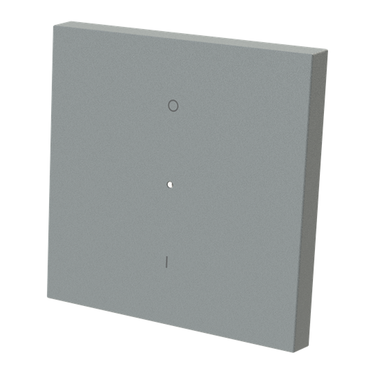 Tecla interruptor bip. c/visor GN