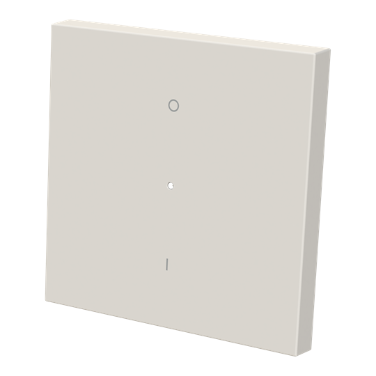 Tecla interruptor bip. c/visor DN