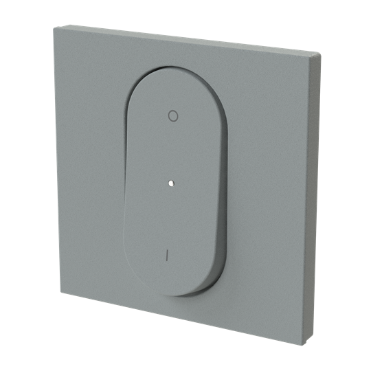 Tecla interruptor bip. c/visor GN