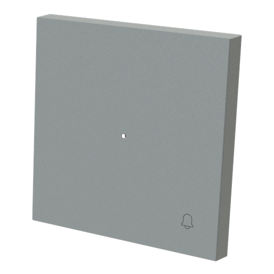 Tecla pulsador timbre c/visor GN