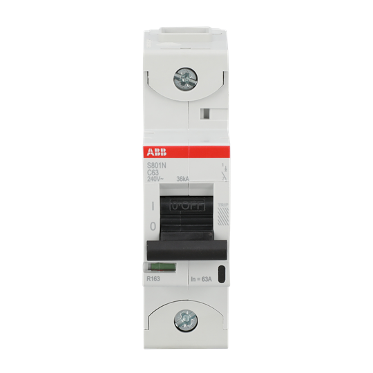 Disjoncteur haute performance, 63A, C, 400 V AC=Icu 36 kA, 690 V AC=Icu 4,5 kA, 1P