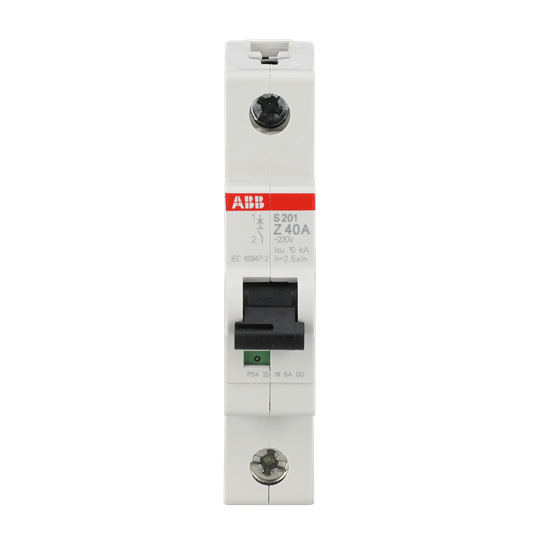 Disjoncteur Z-Char., 6 kA, 40 A, 1P