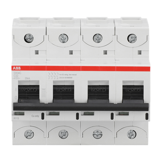 Disjoncteur haute performance, 32A, C, 415 V AC=Icu 25kA, 4P