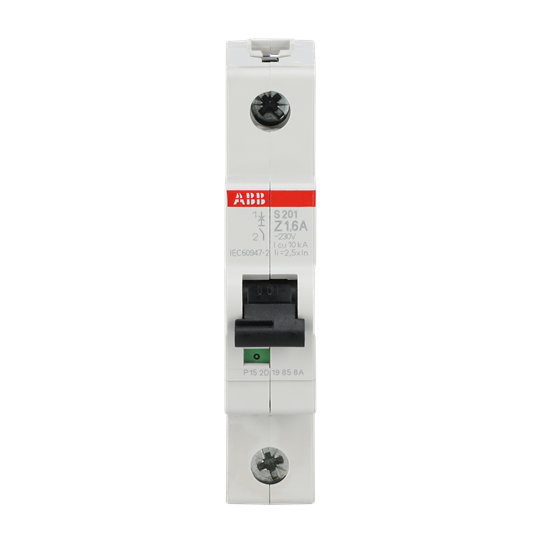 Disjoncteur Z-Char., 6 kA, 1,6 A, 1P