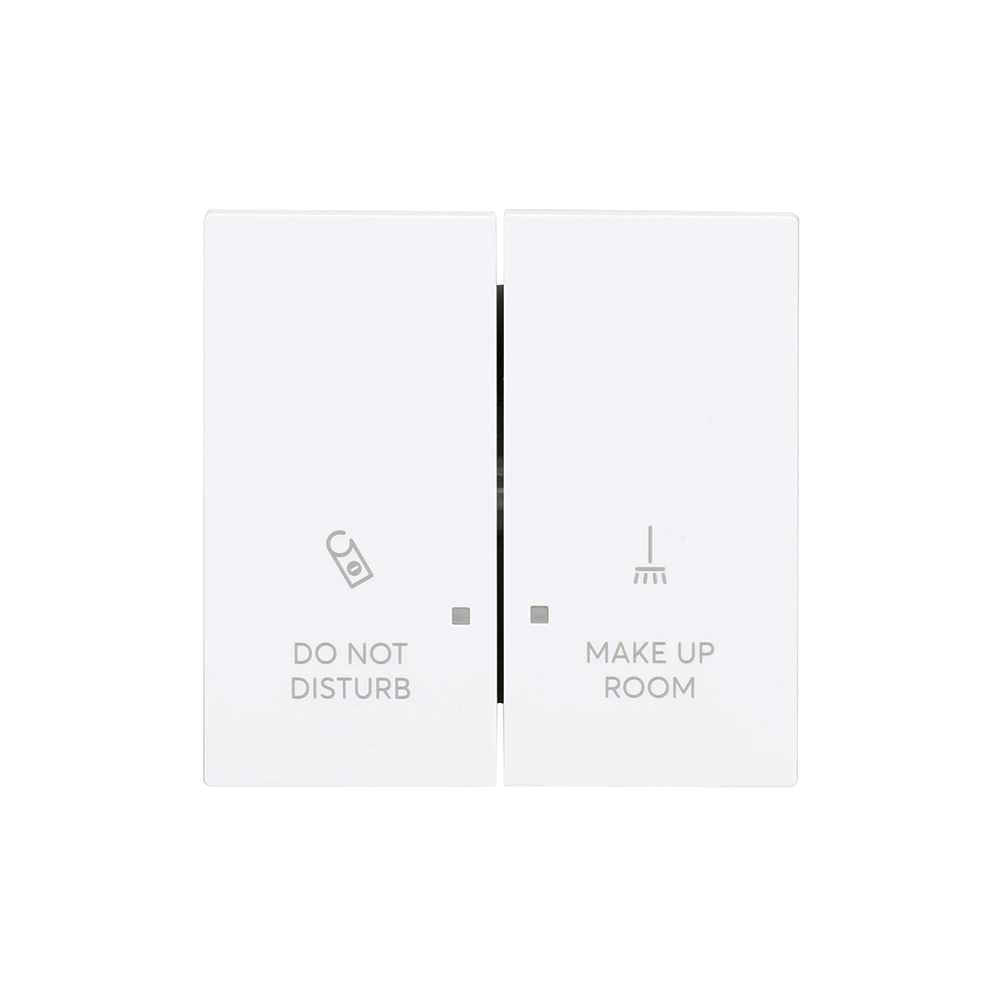 Zentralscheibe mit Aufdruck DO NOT DISTRUB MAKE UP ROOM Zimmereinheit