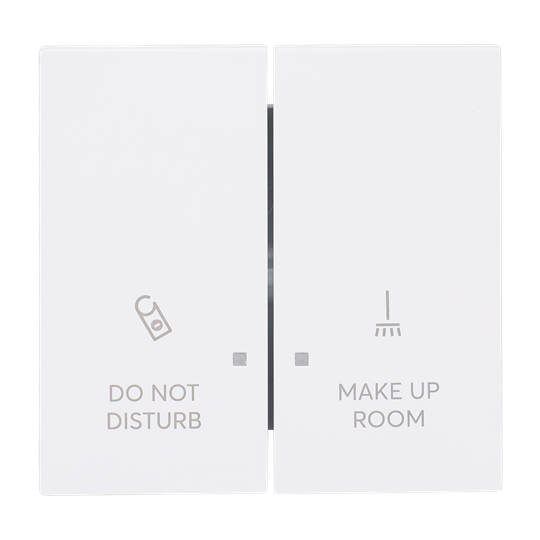 Zentralscheibe mit Aufdruck DO NOT DISTRUB MAKE UP ROOM Zimmereinheit