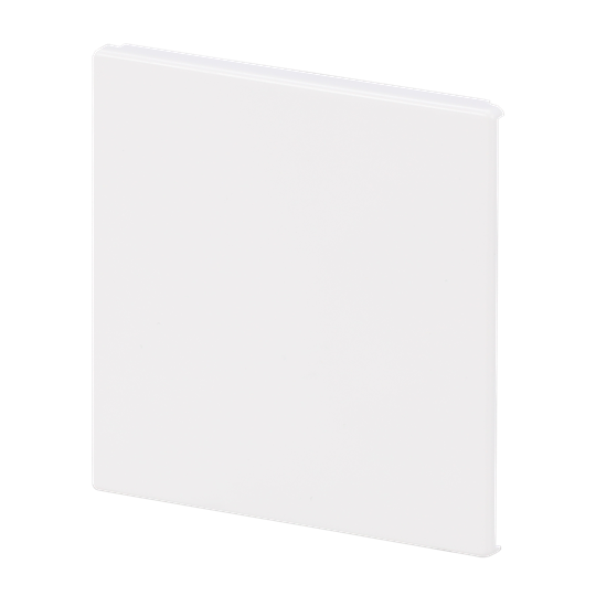 Abdeckung, 1-fach, für Keypad, Format 63 - solo/future, studioweiß