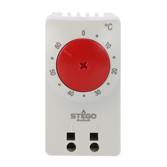 Thermostat d'ambiance Ouvrant 0-60°C Borniers jusqu'à 2,5mm
