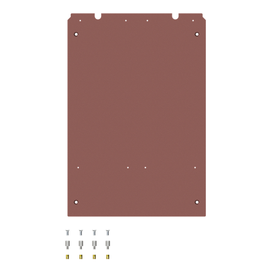 Plaque de montage EH3/0 875 HxBxT 756,5x515x5mm ISO pour CombiLine-MP 2FB, 4RE