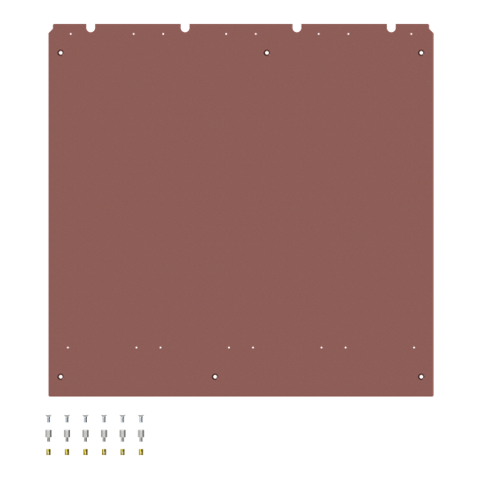 Plaque de montage HxBxT 1006,5x1040x5mm ISO pour CombiLine-MP 4FB, 6RE