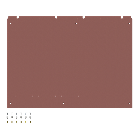 Plaque de montage HxLxP 1006,5x1370x5mm ISO pour CombiLine-MP 5FB, 6RE