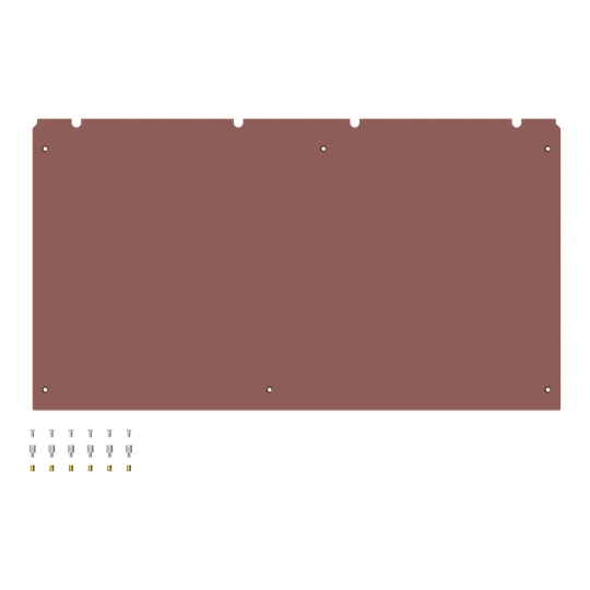 Plaque de montage EH3/3 875 HxBxT 756,5x1370x5mm ISO