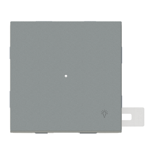 Tecla con símbolo luz y visor GN