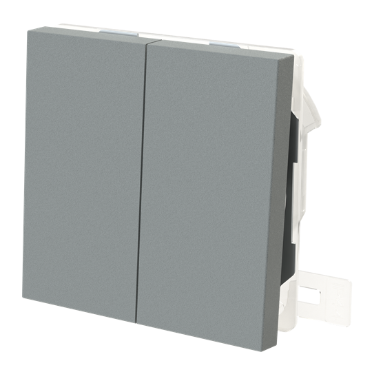 Tecla doble IP44 GN