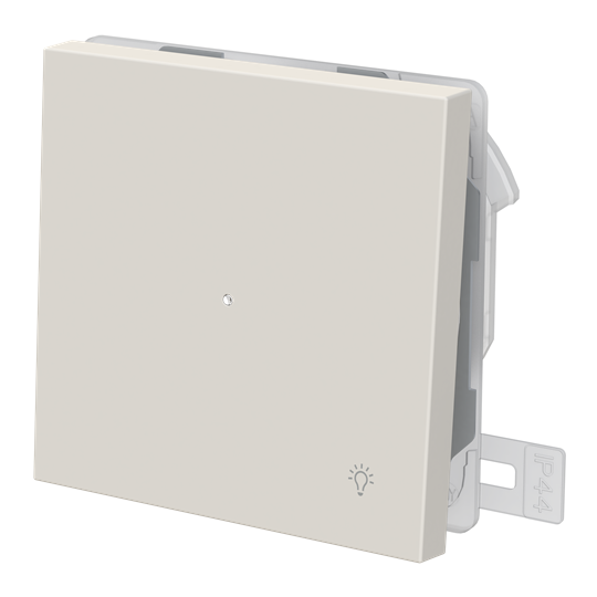 Tecla con símbolo luz y visor DN