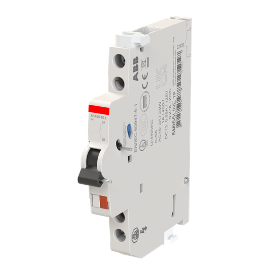 Signalkontakt, 1 Schließer 9 mm breit, steckbar, Linkssanbau,