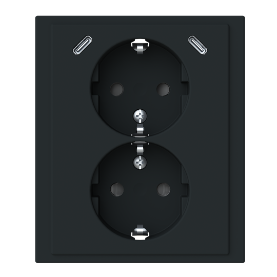 Prise double SCHUKO® USB Safety+ avec 2x USB-C 2TKA00006021
