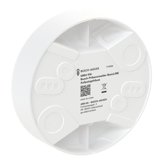 Aufputzgehäuse für Busch-Präsenzmelder BasicLINE