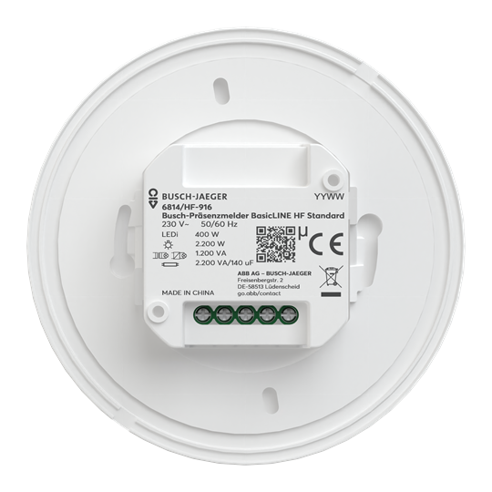 Busch-Präsenzmelder BasicLINE HF 8 m/10 m