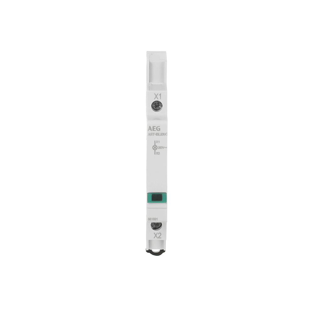 Leuchtmelder Grün mit LED 115-250 V AC Alt-GE: 661693