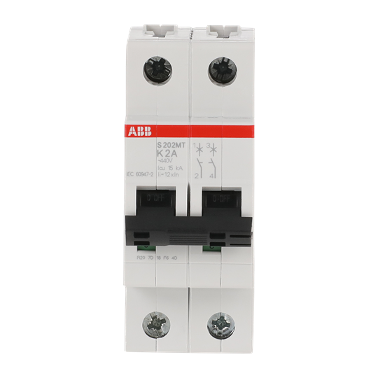 Disjoncteur K-Char., 10kA, 2 A, 2P