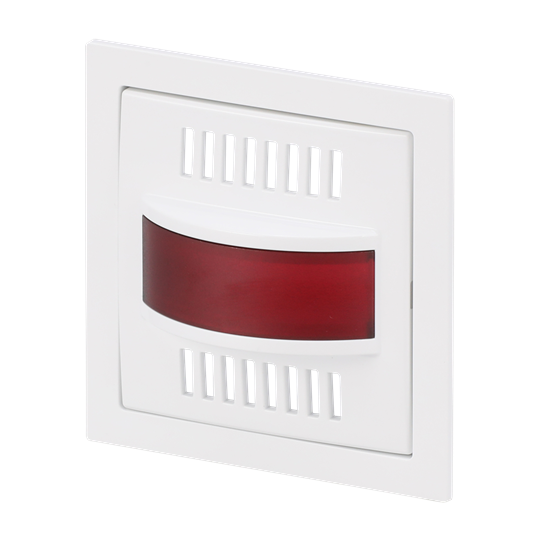Zentralscheibe mit Lichtfenster und Beschriftungsfeld Busch-art linear®