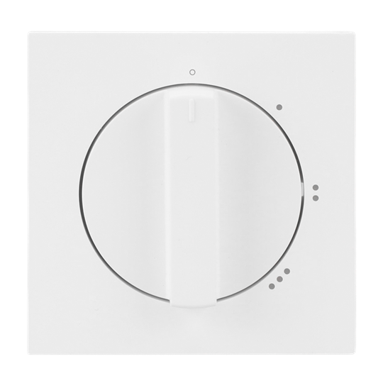 Zentralscheibe mit Drehgriff mit Aufdruck Symbol "0-1-2-3" für Stufenschalter,