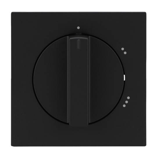 Zentralscheibe mit Aufdruck Symbol "1-2-3" für Stufenschalter, Drehknopf