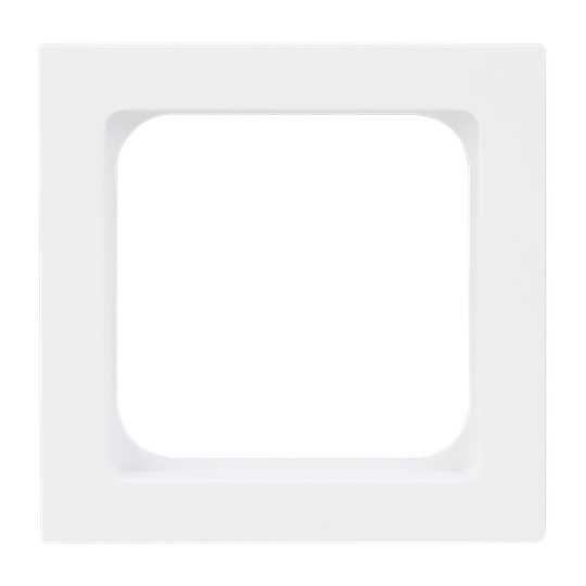 Zwischenring 50x50 mm Kommunikations-Steckverbinder weiß - Busch-art linear®