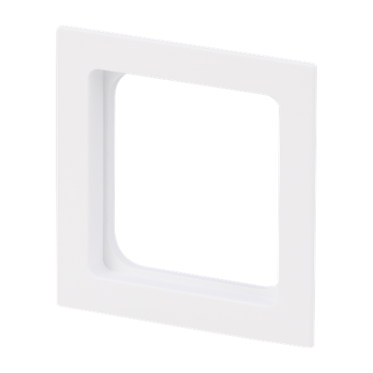 Zwischenring 50x50 mm Kommunikations-Steckverbinder weiß - Busch-art linear®