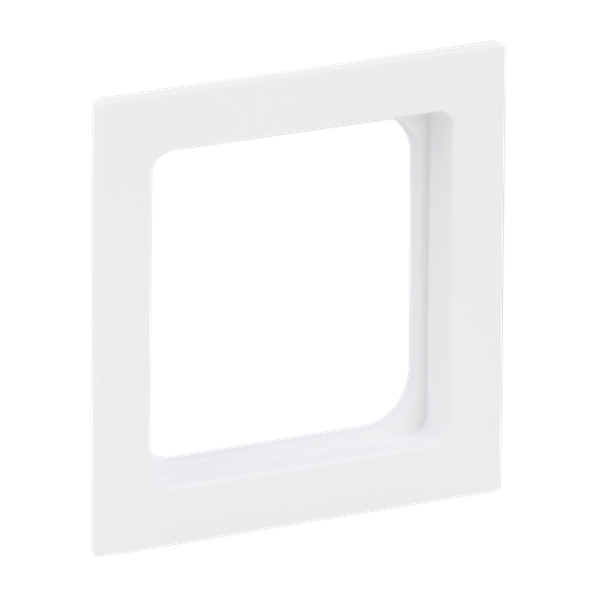 Zwischenring 50x50 mm Kommunikations-Steckverbinder weiß - Busch-art linear®