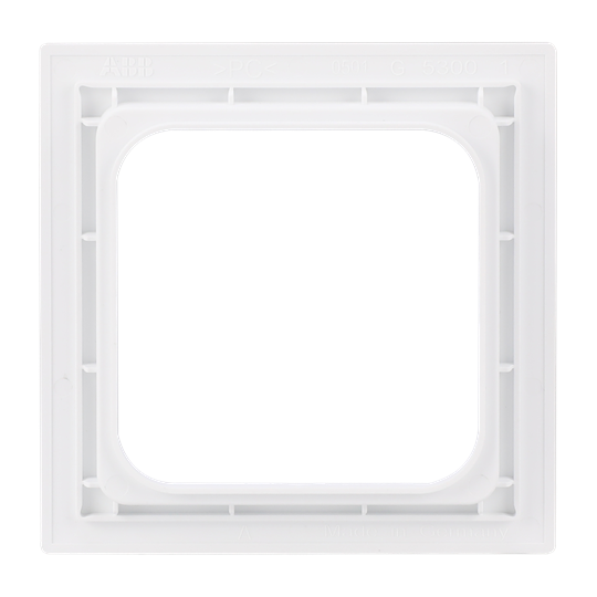 Zwischenring 50x50 mm Kommunikations-Steckverbinder weiß - Busch-art linear®