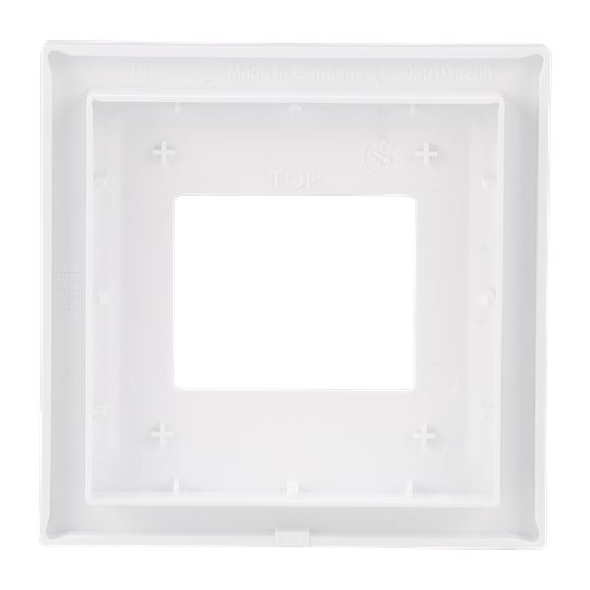 Zentralscheibe für Raumtemperaturregler, mit Symbolik, Busch-art linear®