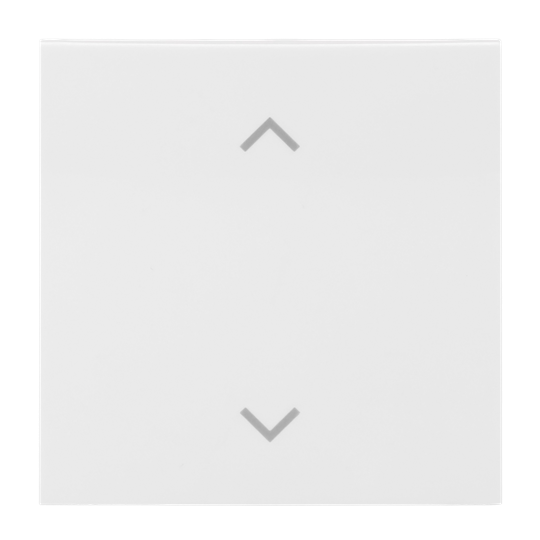 Abdeckung als Wippe 1-fach, mit Symbol "Auf/Ab", Busch-balance® SI