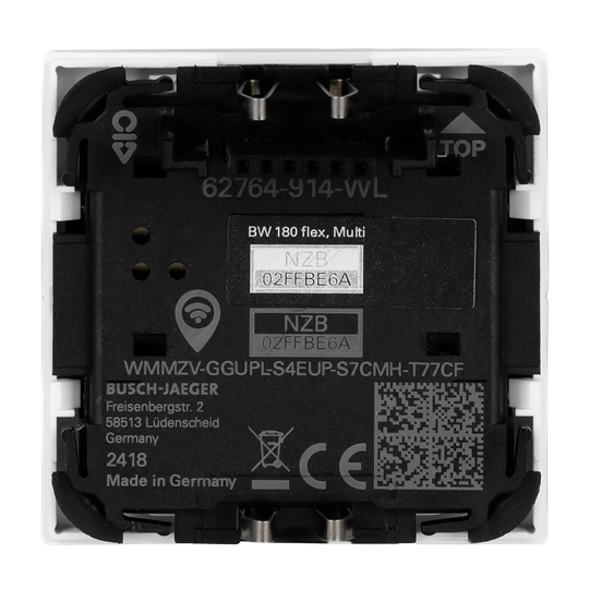 Busch-Wächter® 180 flex Komfort-Sensor, Multilinse, Wireless Busch-balance® SI