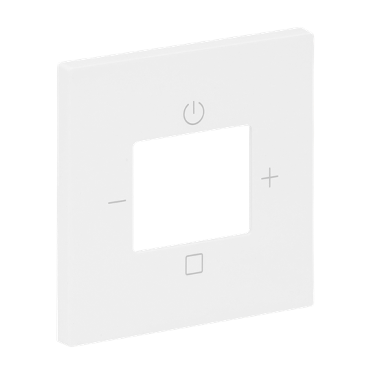 Zentralscheibe mit Aufdruck Busch-Radio Radio weiß - Busch-art linear®