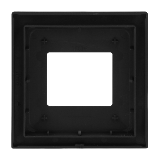 Zentralscheibe mit Aufdruck Busch-Radio Radio schwarz - Busch-art linear®