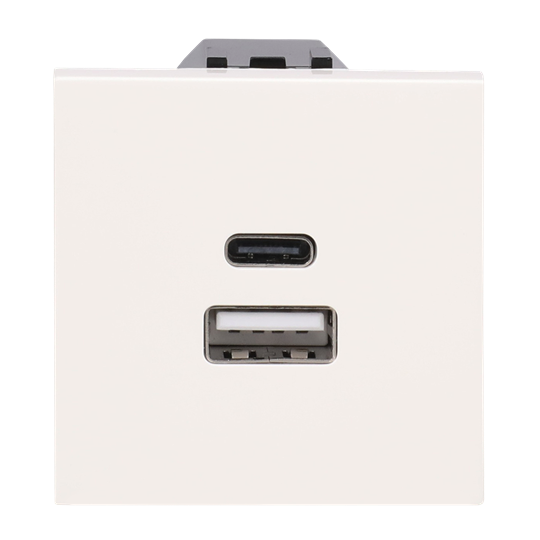 Cargador USB-A+C 15W - 2M - BL