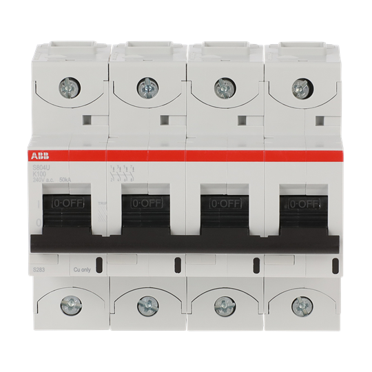 Disjoncteur haute performance, 100A, K, 240 V AC=Icu 50kA, 4P, UL 489