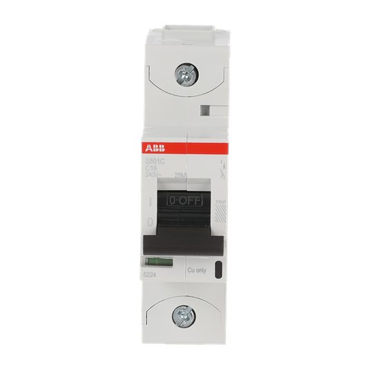 Disjoncteur haute performance, 16A, C, 415V AC=Icu 25 kA, 1P
