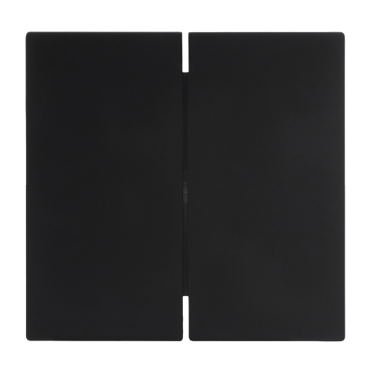 Wippe für Schalter/Taster, 2-fach schwarz matt - Busch-art linear®