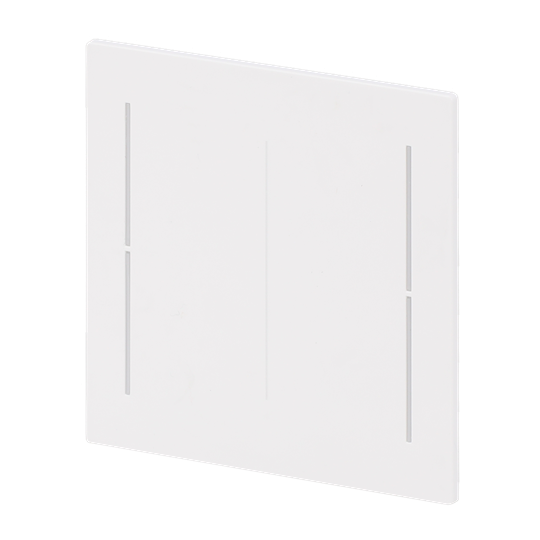 Abdeckung, 2-fach, Busch-art linear®